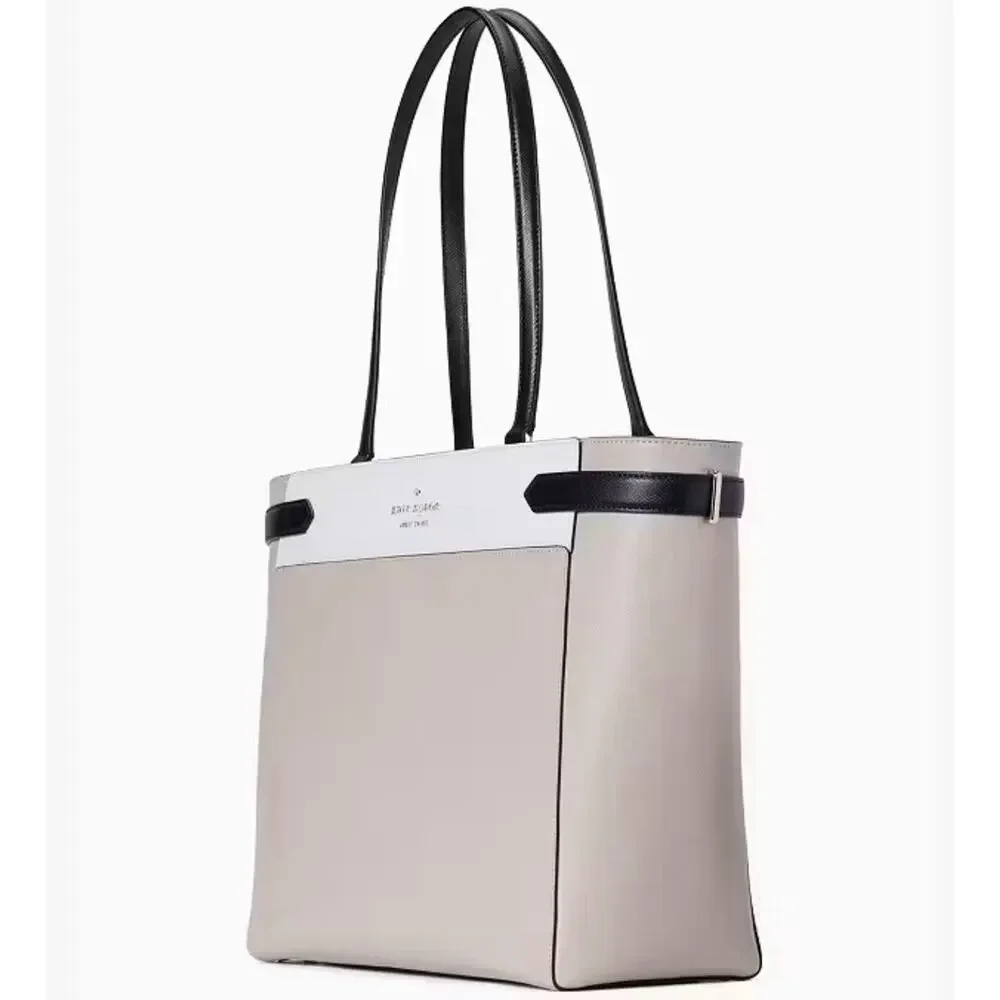 Kate Spade Staci Colorblock Saffiano Leather Laptop Tote & Wallet Set NWT